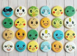 Pokemon Theme Sugar Cookies In 2020 Sugar Cookies Decorated How To Make Cookies Sugar Cookies