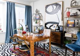 See more ideas about modern glam decor, glam decor, decor. Home Office Decor Interior Design Chic Fashion Co Founder Start Up Nyc Tribeca Mid Century Modern Glam Black White Burlwood Silk Curtains Gold Etageres 3 Memorandum Nyc Fashion Lifestyle Blog For The Working Girl