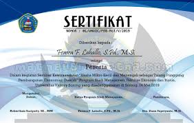 Jika sudah sepakat untuk order sertifikat seminar kit yang dikehendaki, silahkan dp 50% untuk proses pengerjaan. Desain Sertifikat Piagam Seminar Kewirausahaan 2019 Ukuran A4 Matheusrumetna Com