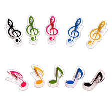 Notes on the whole staff.for each drawing (6), you'll find two coloring pages: Lovely Plastic Music Book Page Musical Note Shape Clip Treble Clef Bookmark Buy From 1 On Joom E Commerce Platform