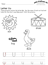 Short U Wkst Alphabet Writing Worksheets Learning Letters Printable Alphabet Letters