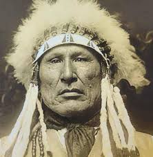 Wooden Leg. Northern Cheyenne. 1927. Photo by Thomas B. Marquis. Wooden Leg  holds a post-1878 model Springfield Carbine. Wooden Leg was just 18 when he  fought at the Battle of Rosebud and