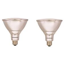 Sylvania Part 79498 Sylvania 60 Watt Equivalent Br40 Dimmable Flood And Spot Led Light Bulb 2 Pack Led Light Bulbs Home Depot Pro