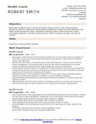 Health Coach Resume Samples Qwikresume