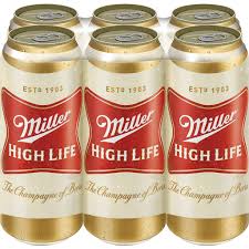 Miller High Life Lager Beer 6 Pack 16 Fl Oz Cans 4 6 Abv Lagers Foodtown