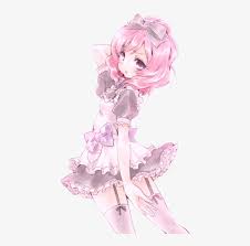 Of course that's not how all pink haired anime girls act at all. Photo Pink Hair Anime Girl Maid Png Image Transparent Png Free Download On Seekpng
