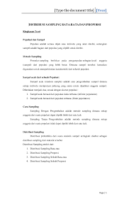 Contoh soal populasi beserta jawabannya. Contoh Soal Populasi Dan Sampel Dalam Statistika Dapatkan Contoh