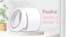 Foska Stationery White Adhesive Double Side Tape