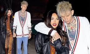 Machine Gun Kelly Wraps His Arm Around Megan Fox After Saturday Night Live Appearance In New York Daily Mail Online Machine gun kelly performs emotional song 'lonely' during snl debut as musical guest. machine gun kelly wraps his arm around