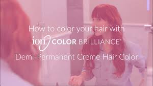 ion color brilliance demi permanent hair color