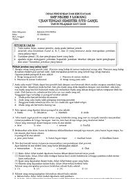 Check spelling or type a new query. Contoh Soal Ujian Tengah Semester Ganjil Uts Bahasa Indonesia