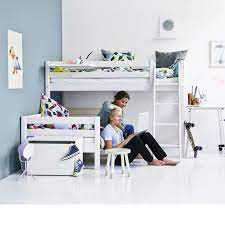 Flexa classic bett 90x 200 cm kiefermassiv guter zustand! Flexa Classic Mittelhohes Bett Aus Holz 90x200cm Mit Senkrechter Lei Babyzimmer Dekor Bett Betten Fur Kinder