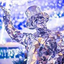 Mirror Man Party Costumes For Rave And Party By Etereshop Mirrored Costume Disco Theme Parties Disco Theme