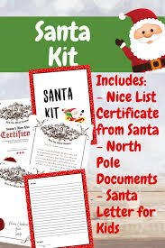 1,960 free certificate designs that you can download and print. Make Memories With A Free Printable Santa Kit For Kids