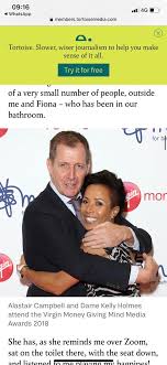 Alastair campbell is the entrepreneur in residence at nottingham university business school. Alastair Campbell On Twitter Thank You Tortoise For Reminding Me Of This Wonderful Moment With My Fellow Mental Health Campaigner Damekellyholmes It S Love Https T Co Xz3nhztztp