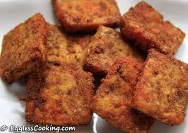 Indian Style Baked Tofu Recipe Eggless Cooking Recipe Recipes Baked Tofu Tofu Recipes