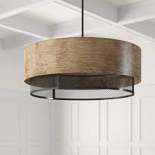 Rebekah 5 Light Unique Statement Chandelier Reviews Joss Main Modern Wood Lights Circular Lighting Modern Wood Pendant Light