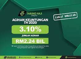 Tabungan haji mengumpulkan dana secara syariah untuk berangkat haji. Dividen Tabung Haji 2020 3 1 Peratus Lima Minit