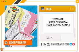 Cikgu papa studio 2.126 views1 year ago. Template Buku Program Hari Kanak Kanak Koleksi Grafik Untuk Guru
