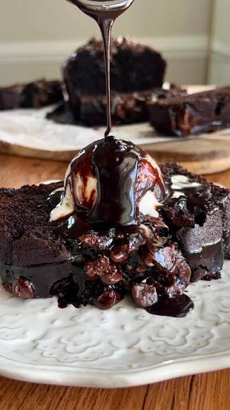 Brownie With Hot Chocolate