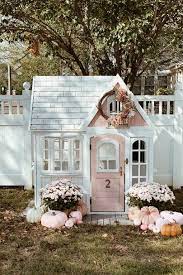 A playhouse plays an amazing role in giving your kids the desired air and atmosphere. Home Decor Interior Design Blogs The Ping Dream Play Houses Elegant Fall Decor Playhouse Outdoor