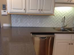Classic Herringbone Design With Primus White 3x6 Beveled Subway Tile Beveled Subway Tile Kitchen Wall Tiles Modern White Beveled Subway Tile