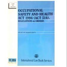 Laws of malaysia act 514 occupational safety and health act 1994 'an act. Ilbs Occupational Safety And Health Act 1994 Act 514 Shopee Malaysia