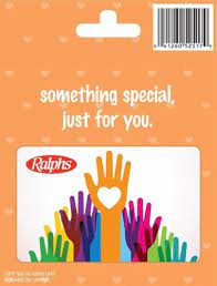 Check spelling or type a new query. Ralphs Gift Card 1 Ct Food 4 Less