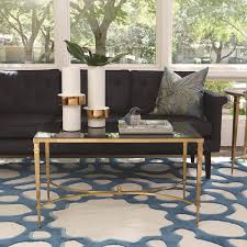 Granite and chrome coffee table. French Square Leg Cocktail Table Brass Black Granite