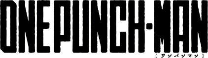 One Punch Man Logo Png Png Image 1482 421 Pixels One Punch Man Episodes One Punch Man One Punch