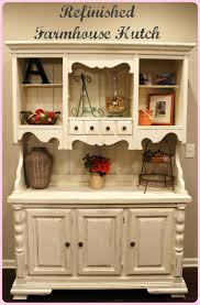 refinished farmhouse hutch with