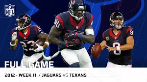 Skip to main search results. Andre Johnson Matt Schaub Lead Texans Comeback Ot Win Vs Jaguars Week 11 2012 Nfl Full Game Youtube