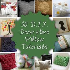30 Decorative Diy Pillow Tutorials Addicted 2 Decorating Diy Pillow Tutorials Diy Pillows Pillow Tutorial