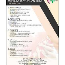Sangat disarankan apabila anda berada di lingkungan yang berpotensi udara tercemar seperti area rumah sakit, pasar tradisional, pabrik, klinik, maupun area publik. Lowongan Kerja Pt Edvan Medisource Indonesia Maret 2019
