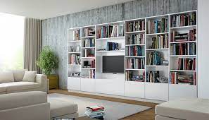 Bücherei via allen büchern die unsere vorleser vorgelesen vorlegen. Regal Fuer Die Bibliothek Wohnzimmer Meine Mobelmanufaktur Meine Mobelmanufaktur