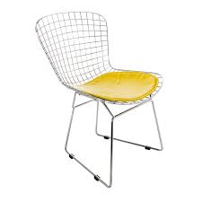 Bertoia bertoia side chair seat and base are constructed of welded steel rods with polished chrome or white or black rilsan finish. Bertoia Side Chair Rentals Chrome Event Furniture Rental