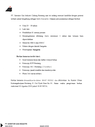 Maybe you would like to learn more about one of these? Lowongan Kerja Pt Samator Gas Industri 2019 Info Seputar Kerjaan