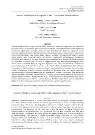 We did not find results for: Pdf Analisis Pola Penyertaan Digital Ict Dan Transformasi Keusahawanan Analysis Of Digital Inclusion Pattern And Entreprenuership Transformation