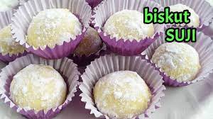 Bahan b 1 sudu kecil baking powder 1/2 sudu kecil soda bikarbonat 1 sudu besar tepung. Resepi Biskut Suji Biskut Arab Biskut Raya Youtube