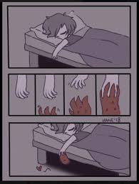comic showing a different take on the monster under the bed cute art cute drawings monster under the bed