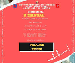 We did not find results for: Promosi Lesen Kereta Manual D Kategori Pelajar Institut Memandu Abad Canggih