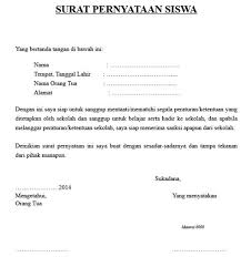 Makanya dalam dunia perdokumenan dan surat menyurat. Download Contoh Surat Pernyataan Prakerin Atau Pkl Siswa Pdf