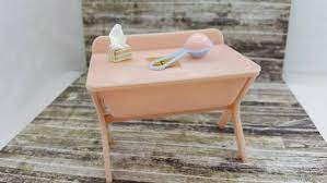 Adora baby doll crib zig zag deluxe pack n play, fits dolls up to 20 inches, bed/playpen/crib, changing table, mobile with 3 clouds and storage bag. Pin On Miniatures