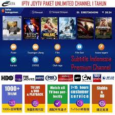 Check spelling or type a new query. Jual Iptv Joytv Paket Unlimited Channel Tv Lokal Luar Langganan 1 Tahun Di Lapak Sugumart Bukalapak