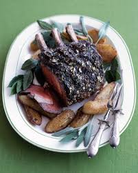 Prime rib, kosher salt, freshly ground black pepper. A Fantastic Prime Rib Menu For Holiday Entertaining Martha Stewart