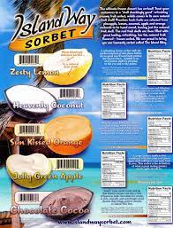 Frozen fruit sorbet in the natural fruit shell. Island Way Sorbet é¦–é¡µ Facebook