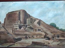 Ruins Of Nalanda University Painting Painting Art Art Painting Oil