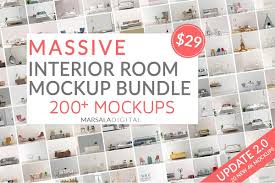 Massive Interior Room Mockup Bundle Room Interior Interior Online Design