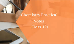 The rbse chemistry syllabus for class 12th is available in the hindi medium for downloading. Class 12 Chemistry Practical Notes Pdf Download 2021