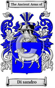 You erred, however, when you said plurals such as degli and dei do indicate nobility. Di Sandro Name Meaning Family History Family Crest Coats Of Arms